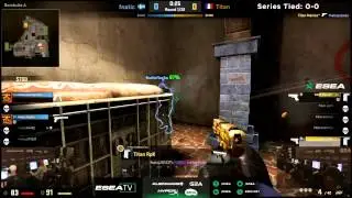 ESEA LAN Finals Fnatic v Titan Crazy Pistol Round