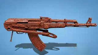 AK-47 Makeover: From Rusted Mess to Perfect Metal!&rdquo;