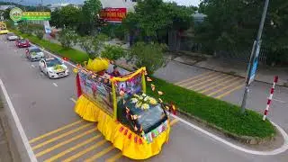 Xe Hoa Rước Tượng Kính Mừng Phật Đản Chùa Trì Cùng Tăng, Ni Phật Tử Toàn Thị xã Sơn Tây