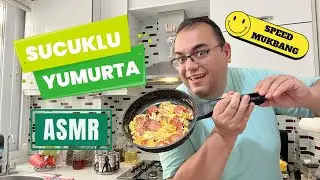 SUCUKLU YUMURTA 🍳 #mukbang #asmr #speedasmr