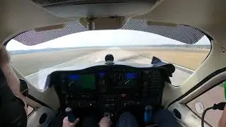 Smart Aviation Tecnam P2008JC MkII take off from RWY24 Zielona G&oacute;ra Babimost