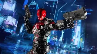 Batman Arkham Knight Red Hood Jason Todd Hot Toys Video Game Masterpiece Sixth Scale Figure SHOWCASE