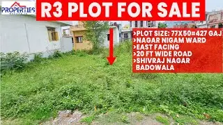 🔥427 Gaj R3 Plot For Sale✅in Shivraj Nagar Badowala Shimla Bypass | 20 Ft Road #indianrealestate