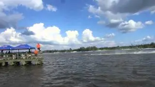 Hans K&uuml;ffner-McCauley in heat #2, Showdown on the Sabine, 9/20/14, Orange, Texas