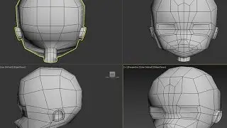 Anime head - Simple low poly model tutorial: Game Animation 1 - Class lecture recap