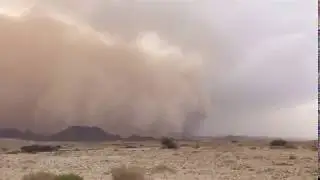 Sand Storm in Arava valley