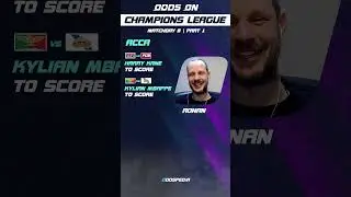 Ronan's UCL BEST BETS Matchday 8 | Part 1 🤑 Football Betting Tips & Predictions Today