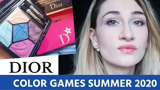 NEW DIOR MAKEUP SUMMER 2020 || Color Games collection ||Review all the shades #diormakeup #dior