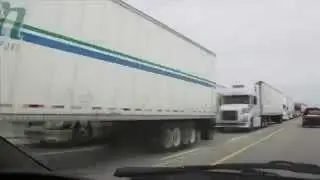 Ambassador Bridge Closed Traffic Back-up