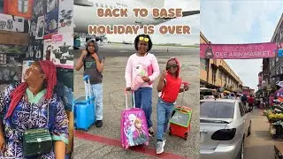 SHOPPING AT LAGOS MARKET & GETTING READY TO LEAVE 😢 | TRAVEL VLOG