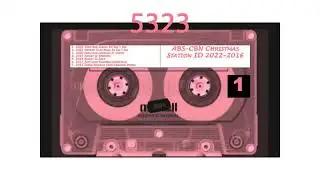PLAY BACKWARD 3RDXF. ABS-CBN CHRISTMAS STATION ID (B2015-2009) CASSETTE TAPE