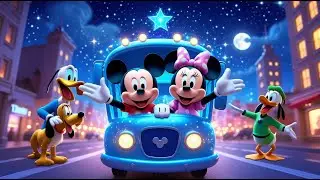🌙🚌 Mickey & Minnie’s Magical Night City Bus Adventure | Episode 9 | Kids Cartoon |