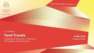 Tamil Travels | Bangalore Literature Festival 2025