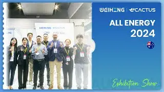 WEIHENG & eCactus | All Energy 2024 | Stay Connected, Stay Clean!