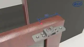 Linked Sliding Partition System 100 Soft Close (for Wood 2+1 doors) |Ebco