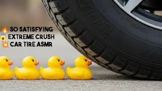 WARNING: EXTREMELY SATISFYING 😱 | Car Tire ASMR Crush Compilation