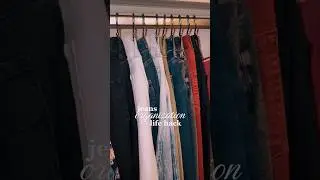 This is my favorite way to organize my jeans! 👖&hearts;️