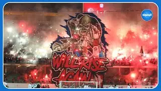 إبداع جمهور حسنية أكادير في مواجهة الرجاء 🔥