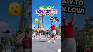ONE DAY Epic Universe Itinerary! 😮🎢(EASY First Visit Tips & Strategy)