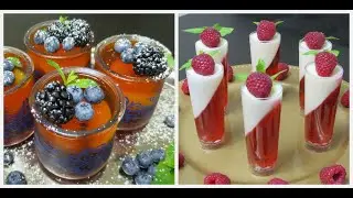 ВКУСНОЕ ФРУКТОВОЕ ЖЕЛЕ /МАЛИНОВОЕ ЖЕЛЕ С БЕЛЫМ ШОКОЛАДОМ