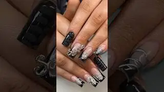 Scorpio Nails ♏️ #scorpio #acrylicnails #nailart #naildesigns #instanails #frenchnails #nailinspo