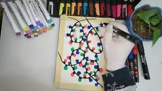 How To Draw Fun Holiday Lights!