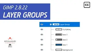 GIMP Tutorial - General #13 - How to create layer groups
