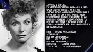 September 14, 1919 Kay Medford, Rose's Turn