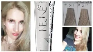 PERFECT BLONDE AT HOME WITH KEUNE TINTA COLOR ULTIMATE BLONDE REVIEW #1511 #1517 & KEUNE HAIR CARE