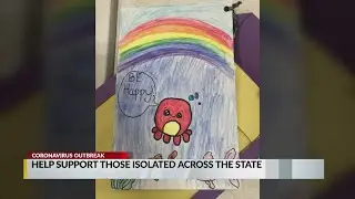 Help support those isolated across the state with encouraging messages