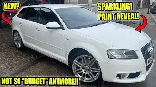 Rebuilding A Wrecked Audi A3 - PART 8 (POLISHING AND DETAILING THE NEW PAINT)