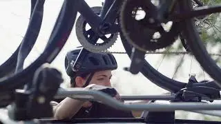 Fietsdrager van aluminium met framebevestiging