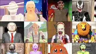 bad grandpa vs bad granny vs granny helloween vs granny remake #horror #gaming #viral#shrots #bome 