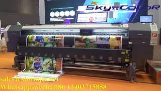 The fastest speed and best resolution 320cm eco solvent printer with 3 heads EPS3200