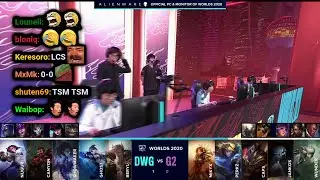 G2 vs DWG - Game 2 | 2020 Worlds Semifinals | Twitch VOD with Chat