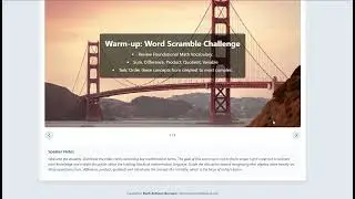 Multi Subject Lesson Plan Generator