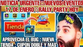 NOTICIA URGENTE❗️ NUEVOS EVENTOS 17 DE ENERO 2026🔥 : CUPON DOBLE Y MAS - NUEVA TIENDA - LORDS MOBILE