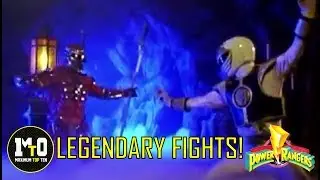 TOP 10 POWER RANGERS ICONIC ONE-ON-ONE FIGHTS (MMPR SEASON 1-3)