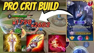 OMEN FULL CRIT DAMAGE BUILD GAMEPLAY  | AoV | 傳說對決 | RoV | Li&ecirc;n Qu&acirc;n Mobile