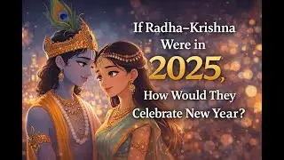 Radha Krishna New Year Message - If Radha Krishna Were in 2025 #krishna #radhakrishna #shortvideo