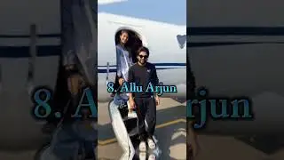 Top 10 Heros Having own private jet#jets#plane#flights#movies#vacation #shorts#viral#private