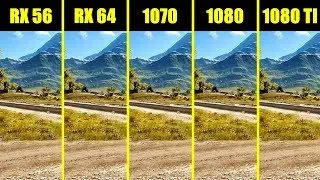 Battlefield 4 1080 TI Vs 1080 Vs 1070 Vs AMD RX 64 Vs AMD RX 56 Frame Rate Comparison