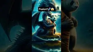DRAGON🧬TIGER🧬PANDA/Banger! #ai #fusion #viral#hybrid #roadto30k #animals #dragon #tiger #panda #fypシ