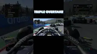 AMAZING OVERTAKING (F1 22 Gameplay) #f1game #shorts