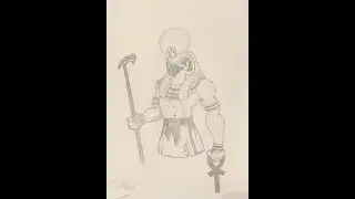 Egyptian Gods #2 How to draw Horus