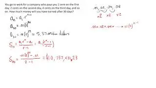 Applications of Sequences and Series (1 of 3)