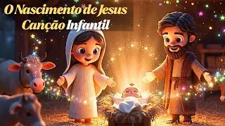 🎄👶 Jesus Nasceu!  Música Infantil Cristã 3D .