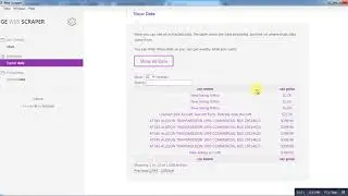 [Web Scraper] desktop application version