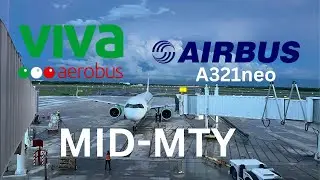 VivaAerobus Airbus A321neo Merida (MID) to Monterrey (MTY) Trip Report | Economy Class