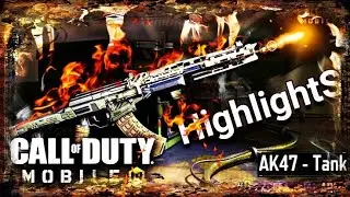 ESPETACULAR AK 47 cod mobile highlights AK 47 TANK Linda | Call of Duty 💥